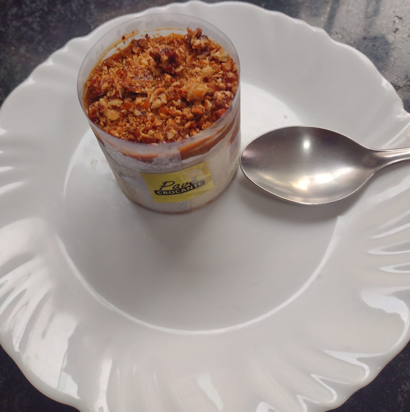 Mini torta crocante para restaurantes